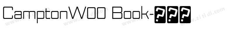 CamptonW00 Book字体转换 CamptonW00 Book字体转换